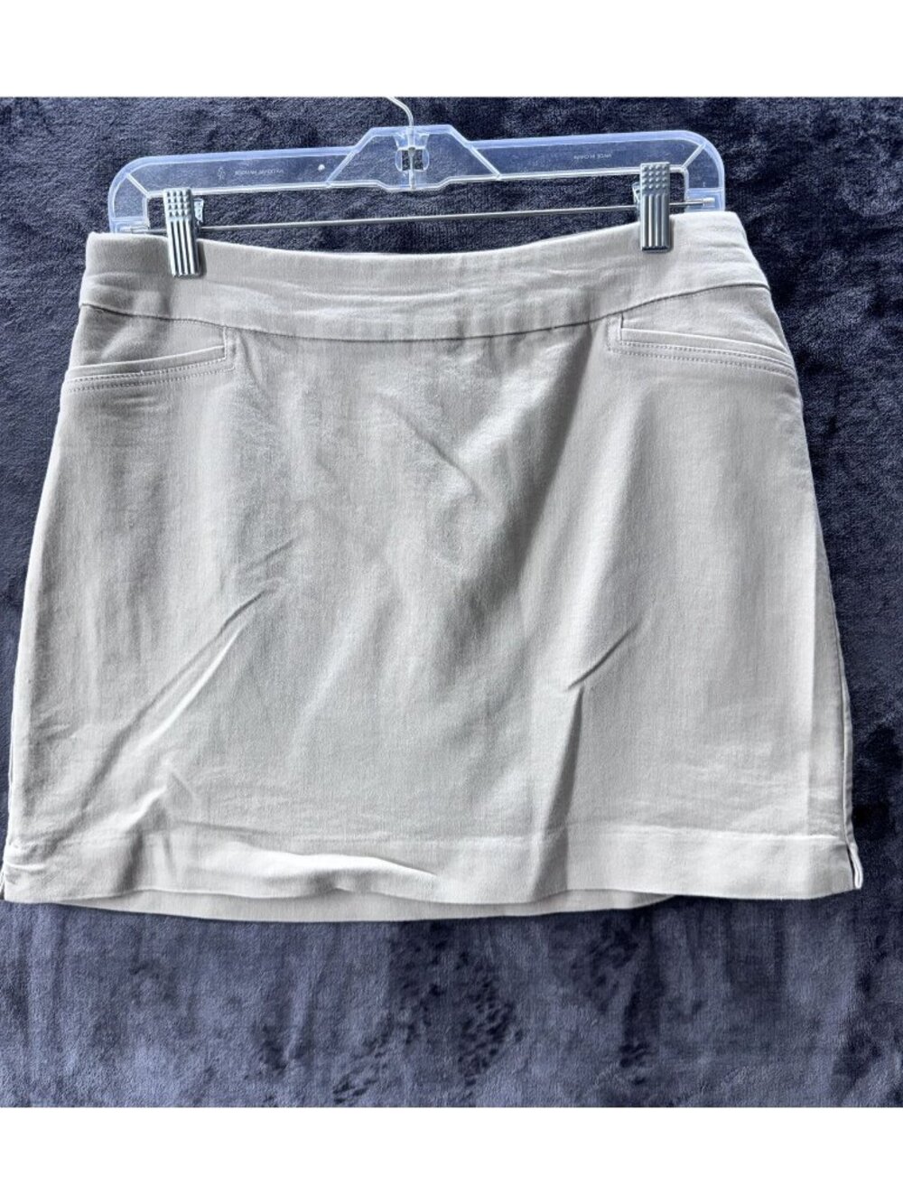 Croft & Barrow Effortless Stretch Skort Khaki Beige Petite 6P Golf Casual